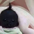 BLACK BABY IN THE WORLD她是世界上最黑的女娃娃。现在已经长大了。