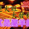 2017年財運大旺，大發橫財的3生肖！