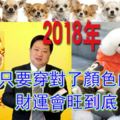 2018年12生肖只要穿對了顏色的衣服，財運會旺到底！