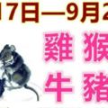 12生肖一周運勢（9月17日—9月23日）