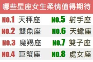 哪些星座女生柔情值得期待
