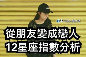 從朋友變成戀人的星座指數分析