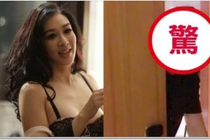 46歲鐘麗緹穿爆乳女僕裝給小老公驚喜，張倫碩不知道有錄影，一開門真的表情亮了！