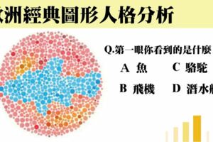 保證準！經典圖形人格分析！第一眼你看到什麼？