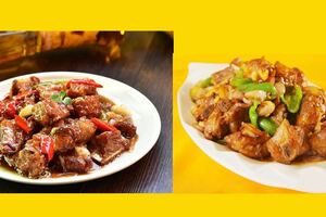 生炒排骨，「先煎後炒」，這樣可迅速封住肉汁，保持排骨嫩滑脫骨