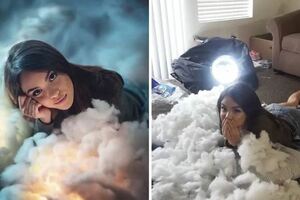 美女攝影師po出自己美照的幕後真相，果然拍得好不如P得好啊