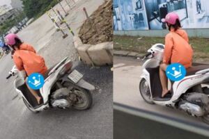 夏天真來了上班遇到女騎士…一看下身竟...網友鑑定:喔喔