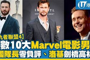 【復仇者聯盟4】細數10大Marvel男神！美國隊長戲外零負評/洛基係劍橋高材生