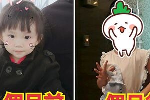 孩子送到阿嬤家一個月，尖下巴就不見了！媽媽疑惑是不是平時沒吃飽？網友：再一個月就變卡比獸了...