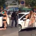 泰國追撞車禍 女駕駛竟全裸從車窗爬出