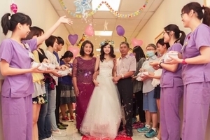 為臺灣21歲癌末女圓夢 眾人幫她拍婚紗照