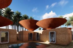 「碗狀」屋頂接雨水：這個伊朗建築能「儲水」為房子降溫