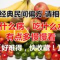 生什麼病，吃什麼水果，有點多慢慢看【好難得，快收藏！】