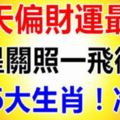 橫財飛來！今天偏財運最旺，財星關照一飛衝天的6大生肖！