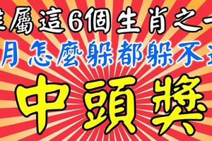 誰屬這6個生肖之一，1月怎麼躲都躲不過中頭獎。你有上榜嗎？