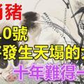 生肖豬，7月10號將發生天塌的大事，十年難得一遇！