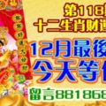 第118期十二生肖財運號碼。平安夜中頭獎！今晚就拿錢！