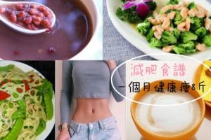 推薦一周減肥食譜：營養瘦身，一個月健康瘦8斤