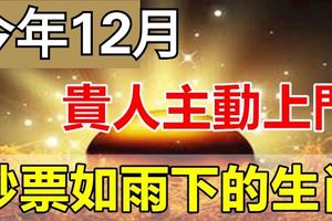 誰屬這3個生肖，今年12月貴人主動上門，鈔票如雨下！