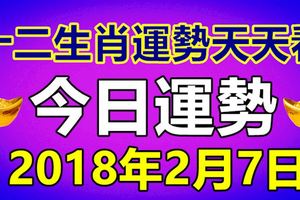 十二生肖運勢天天看，今日運勢：2月7日