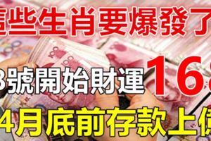 這些生肖要爆發了，18號開始財運一路發，4月底前存款上億！