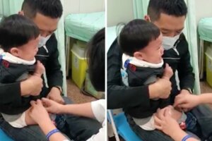 1歲小男孩被「護士一針」哭慘了　下一秒堅持禮貌「道謝5遍」家教超好