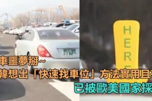 停車噩夢掰~南韓想出「快速找車位」方法實用且有趣，已被歐美國家採納