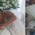 5歲小男孩參加媽媽葬禮，站在凳子上擁抱棺材不願走：媽媽睡著了