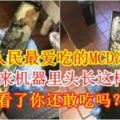 大馬人民最愛吃的MCD冰淇淋，原來機器裡頭長這樣！看了你還敢吃嗎？