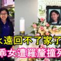 永遠回不了家了！乖乖女遭羅釐撞死！RIP！