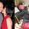 26歲嫁給65歲的老頭做「姨太太」，今坐老公腿上秀恩愛，右手一動作，暴露了太多！