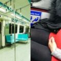 45歲的阿姨濃妝豔抹，在地鐵上狂吼孕婦：我很老，讓座給我！還招呼旁邊阿嬤，誰知被一句話打臉！
