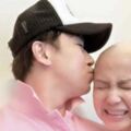 TVB娛樂主播妻子患罕見癌症給兒子買完平價鞋後冒雨帶妻子去祈福