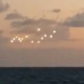 男子在北大西洋上拍見「UFO艦隊」突然出現驚呆網友