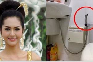 很多泰國酒店衛生間都有一個軟管噴頭，妹子知道其作用後羞紅了臉！