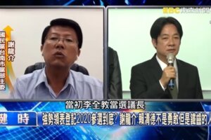 謝龍介：2020是反台獨與台獨之戰