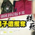 匪強扯斜肩包男子遭攫奪跌死