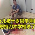 女兒被十歲同學弄瞎　父怒持刀沖學校殺了他