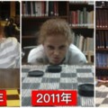 他連續9年拍下「表妹下棋慘輸醜照」　意外變「鬼臉小P孩→校花級正妹」成長紀錄...第9年正翻❤
