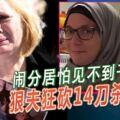 鬧分居怕見不到子女狠夫狂砍14刀殺妻