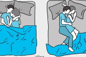 情侶最愛的10種「睡姿」:睡覺時怎麼抱，透露最真實的「感情」狀態！