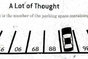 聰明人也無法在5秒內答出來的「看圖猜汽車所在的停車格數字是多少？」謎題！