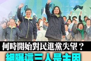 何時開始對民進黨失望？網曝這三人是主因