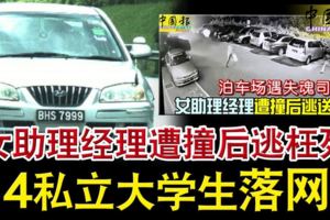 女助理經理遭撞後逃枉死4私立大學生落網