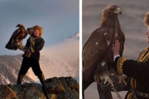 13歲天才少女成族內「唯一女老鷹使」！獨門馴鷹法曝光「世上最危險猛禽秒變打獵工具」震驚全球