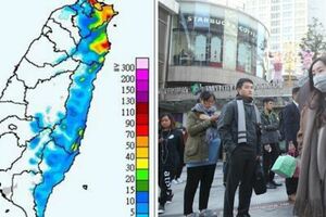 跨年恐泡湯？氣象局緊急宣布「5縣市豪大雨」還有強風來襲，最冷空氣「全台凍到13度」冷到明年!