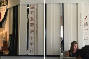 這間中式餐廳的老闆一定對中文不太了解，所有華人進來都被牆上標語嚇到想立刻逃跑！