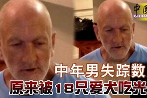 中年男失蹤數月原來被18隻愛犬吃光光