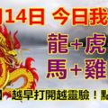 11月14日，今日我最旺！龍+虎+鼠+馬+雞+羊！【56888】越早打開越靈驗！點個贊吧！