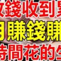 收錢收到累，9月賺錢賺到沒時間花的6大生肖